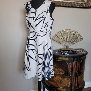 Taylor Blue Floral Dress